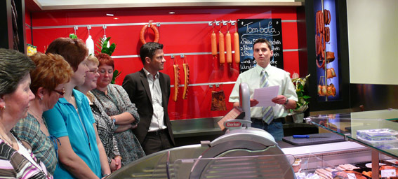Inauguration of the new butcher shop