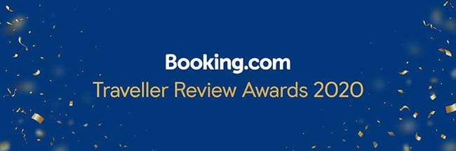 Auszeichnung Booking Traveller Review Award