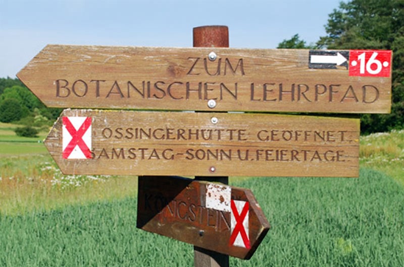 Botanischer Lehrpfad Königstein