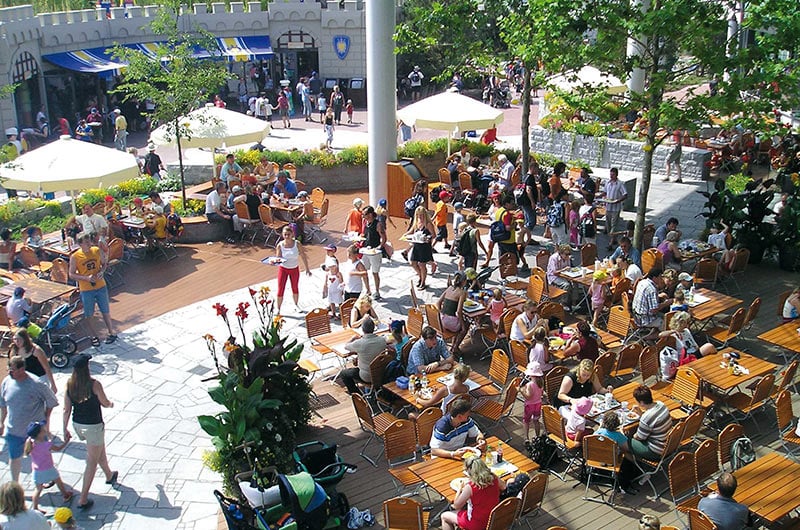 Biergarten im Playmobil Funpark