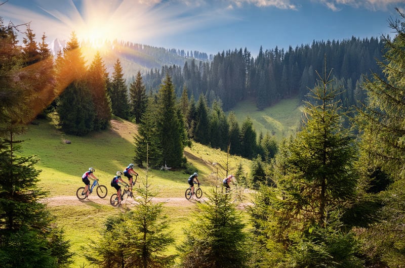 Mit dem Mountainbike in der Oberpfalz