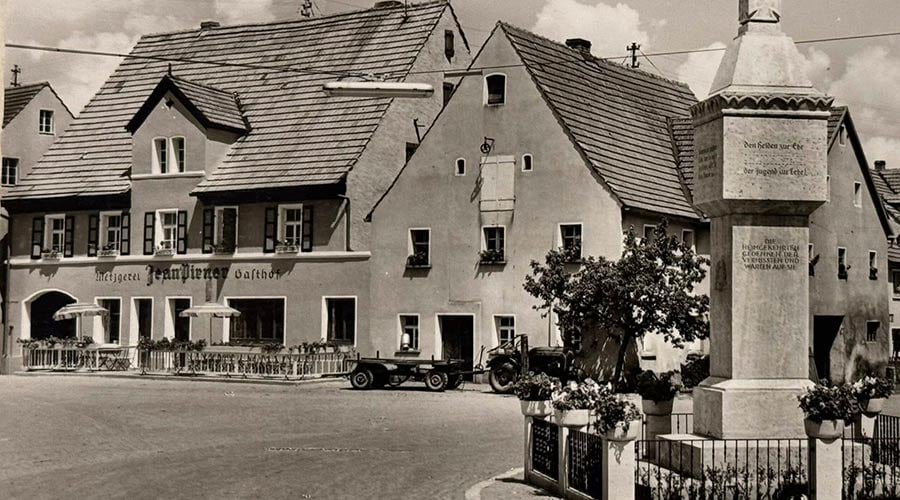Gasthof und Metzgerei in früheren Zeiten