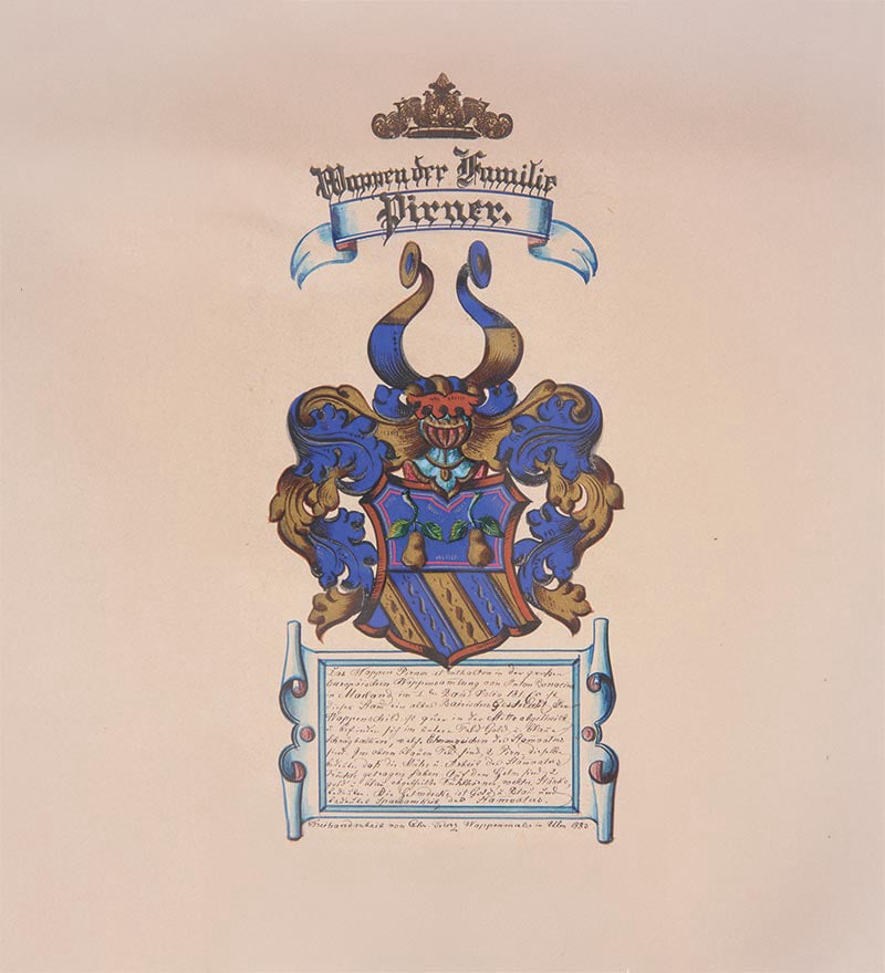 Geschichte des Hotels Königsteiner Hof - Wappen der Familie Pirner